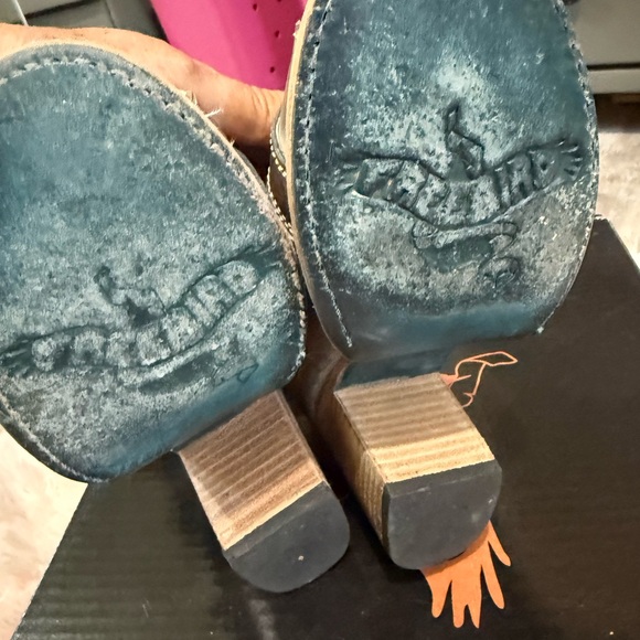 Freebird by Steven Croc-Embossed Blush Bond Heels - Picture 2 of 4